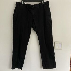 Muji men's black chino pants size L